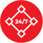 24x7 Security Monitoring & Automated Incident Response